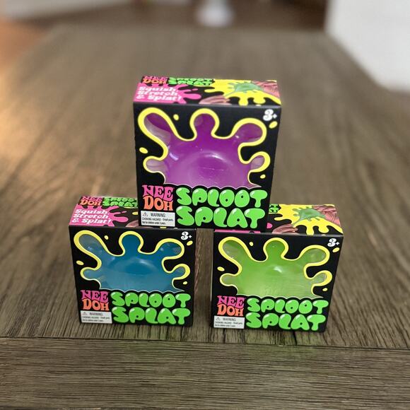 Schylling NeeDoh Sploot Splat Novelty Sensory Fidget Stress Relief Toy New - Picture 2 of 12